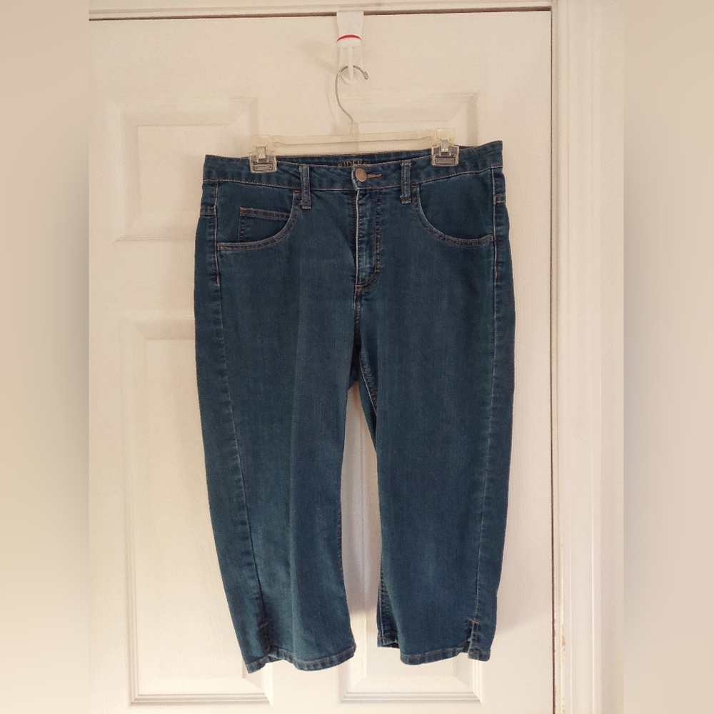 Vintage Lee Riders Mom Jeans High Waist Medium Blue Crop Size 10M